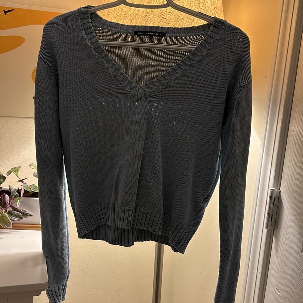 Baby blue sweater from Brandy Melville
